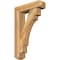 Ekena Millwork Merced Craftsman Rough Sawn Bracket w/ Offset Brace, Western Red Cedar, 6"W x 22"D x 34"H BKT0604X22X34MRC04RWR - alternate 1